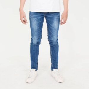 Weird Jeans - Blue Cracked - Celana Jeans