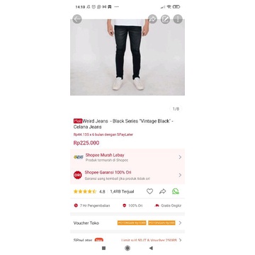 Weird Jeans - Black Series Vintage Black - Celana Jeans - Image 7