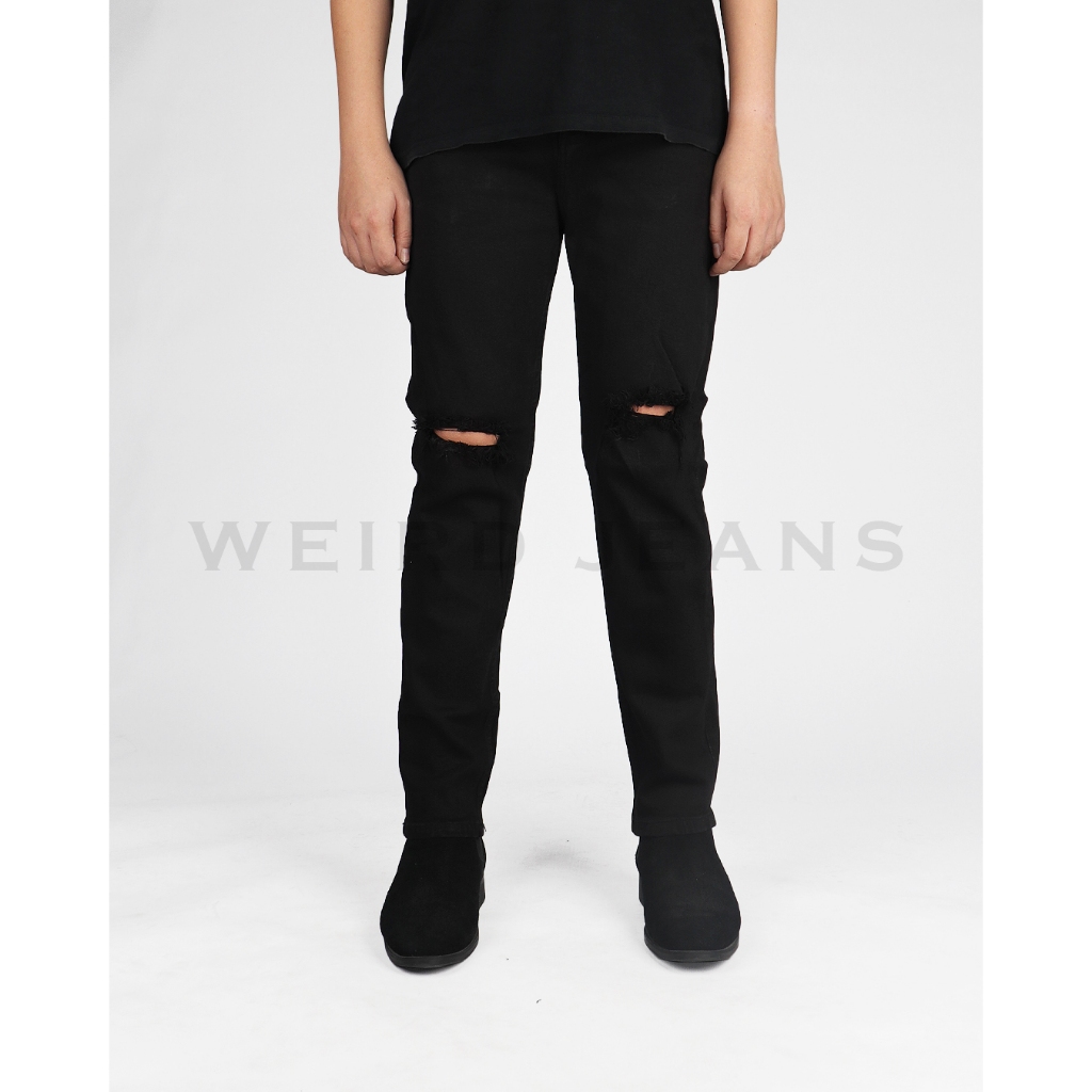 Weird Jeans - Black Ripped Z88 - Image 3