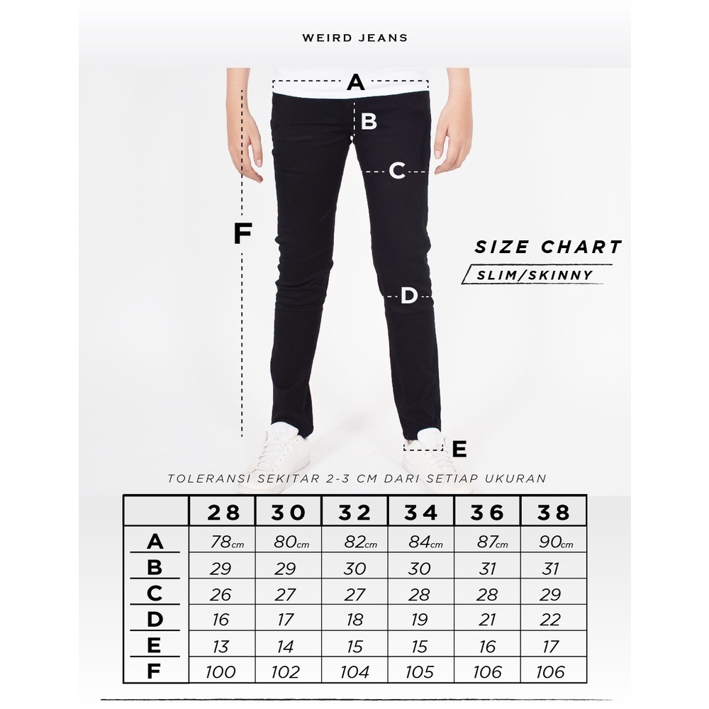 Weird Jeans - Destroyed Denim Cyber Black - Celana Jeans Pria Skinny Slimfit Strech Ripped Sobek - Image 8