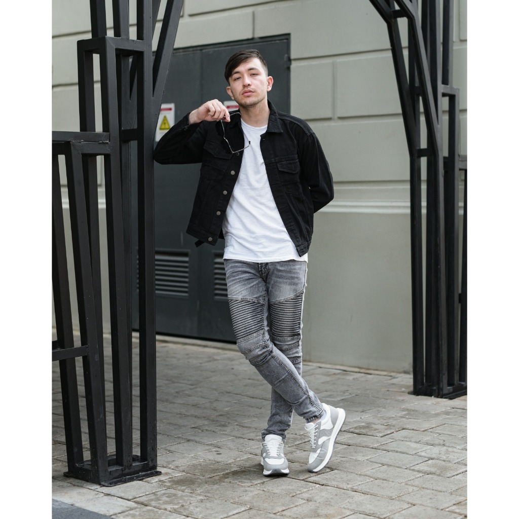 Weird Jeans - Biker Pure Grey - Image 3