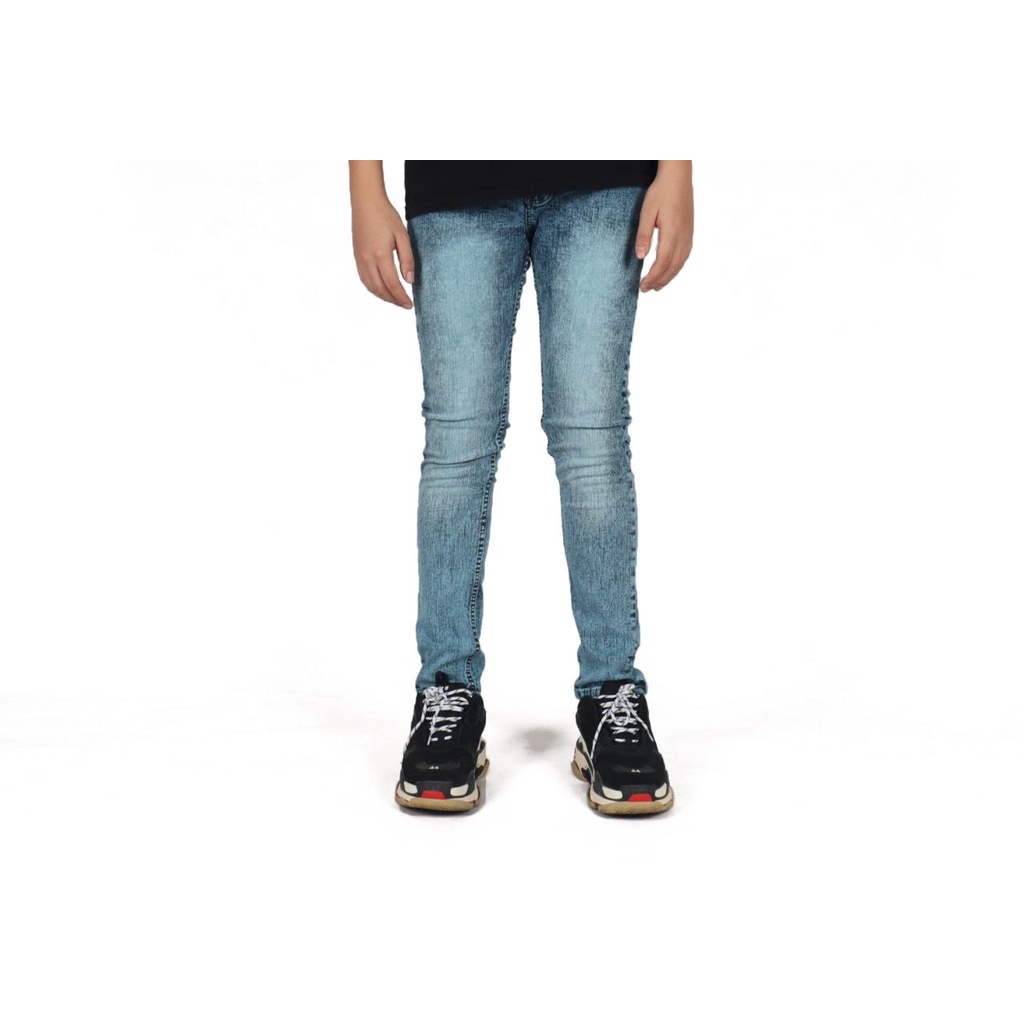 Weird Jeans - Blue Oslo - Celana Jeans Pria Skinny Slim Fit Strech Polos - Image 3
