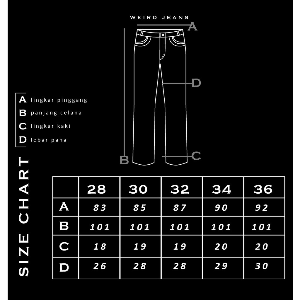Weird Jeans - Fade Black - Celana Jeans Pria Loose Fit Cargo Polos - Image 6