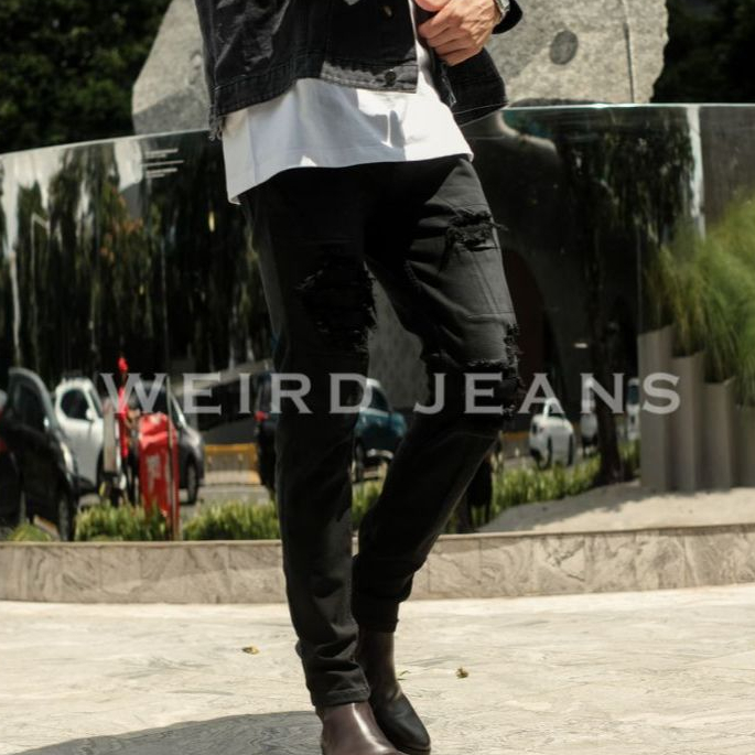 Weird Jeans - Black Xodiax - Image 2