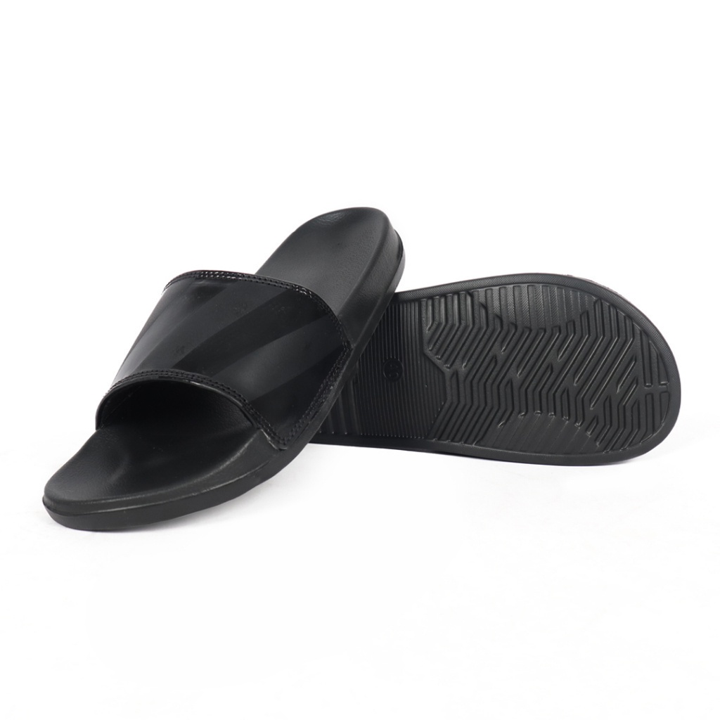 Weird Jeans - Black Stripe - Sandal Slide Pria - Image 5