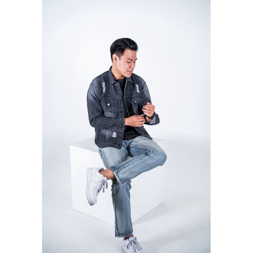 Weird Jeans - REGULER FIT Rain Blue - Celana Panjang Denim Polos Reguler Fit Slim Fit
