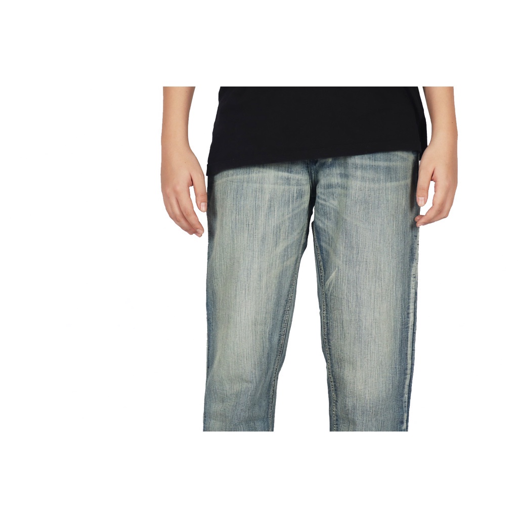 Weird Jeans - REGULER FIT Rain Blue - Celana Panjang Denim Polos Reguler Fit Slim Fit - Image 5