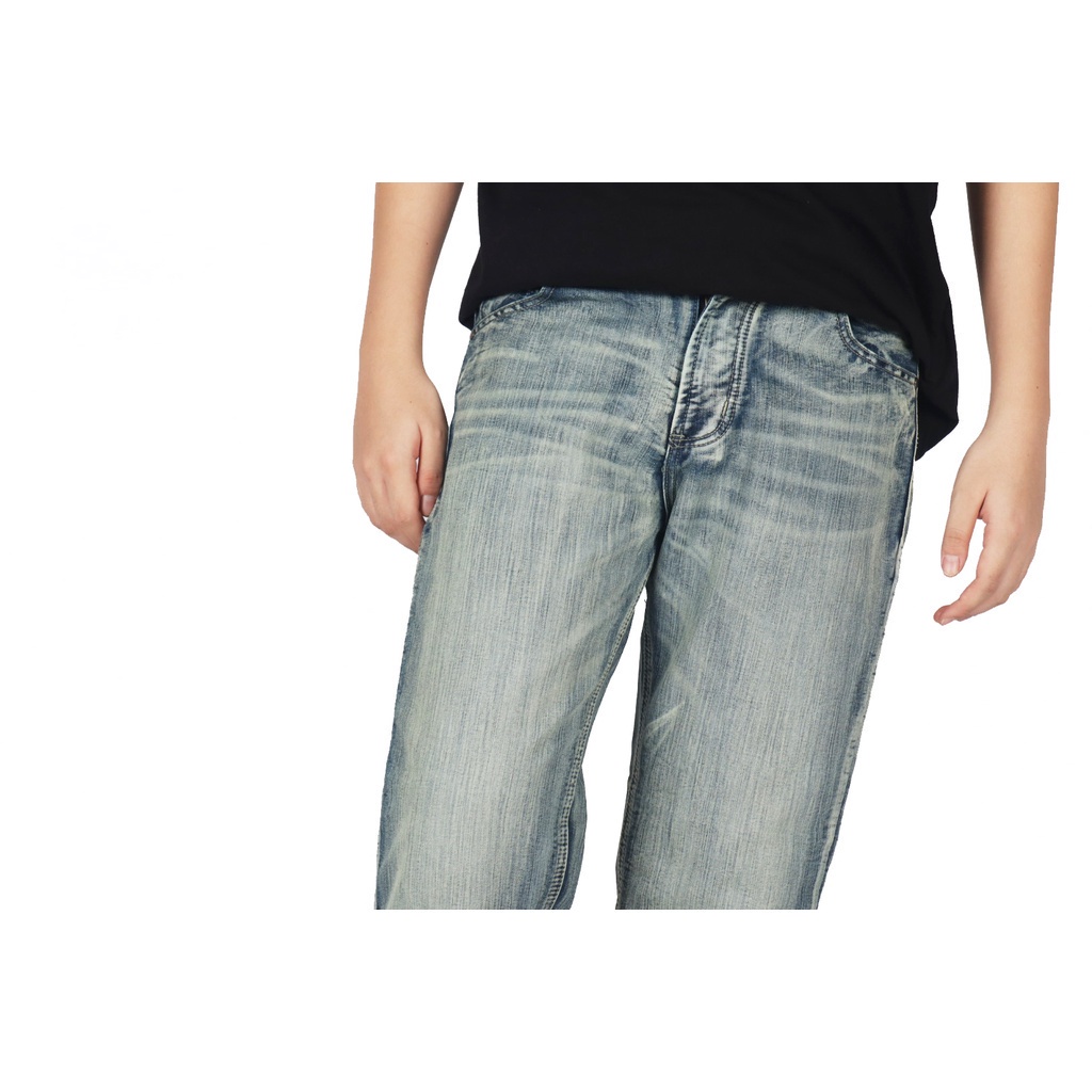 Weird Jeans - REGULER FIT Rain Blue - Celana Panjang Denim Polos Reguler Fit Slim Fit - Image 6