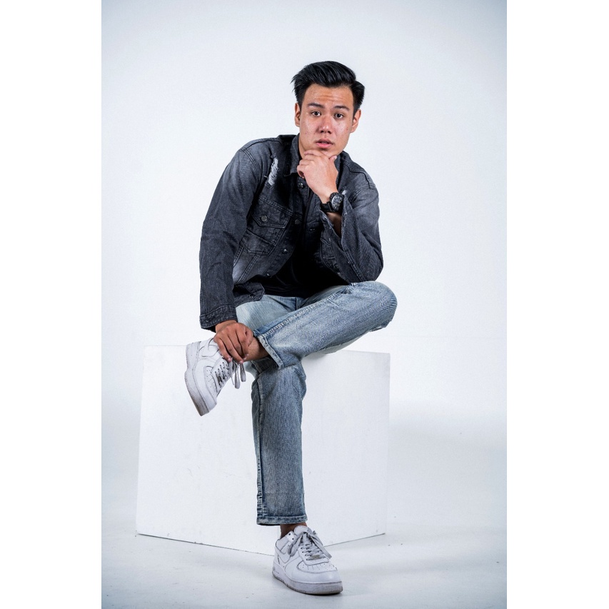 Weird Jeans - REGULER FIT Rain Blue - Celana Panjang Denim Polos Reguler Fit Slim Fit - Image 7