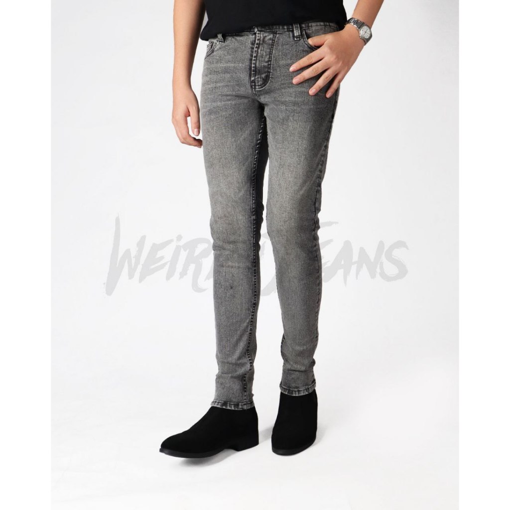 Weird Jeans - Chalk Grey - Image 5
