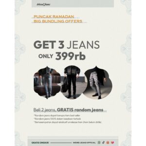 [399k Dapat 2+ FREE 1 Jeans ] Vintage Black Dan Surf Blue Celana Jeans Panjang Dan Pendek Pria Slim Fit Strech