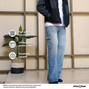 Weird Jeans - Cargo Loose Fit Prussian Blue
