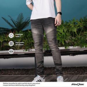 Weird Jeans - Biker Jeans Davies Grey