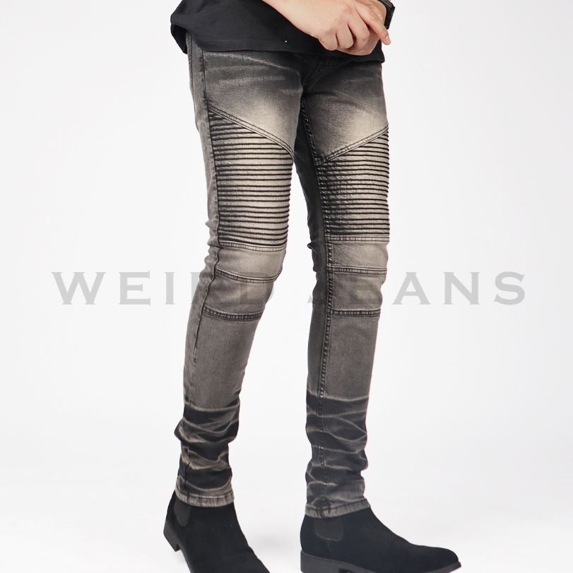 Weird Jeans - Biker Jeans Davies Grey - Image 7