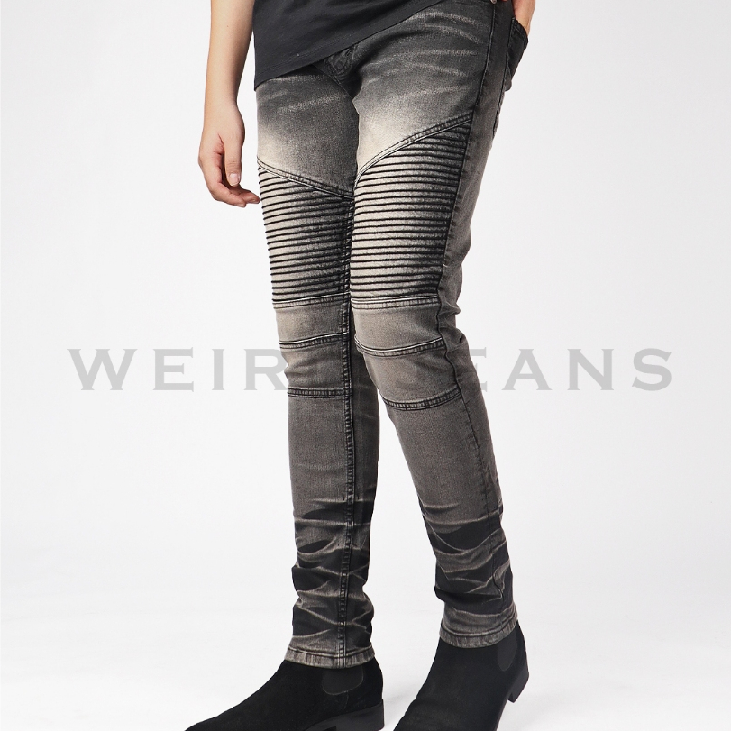 Weird Jeans - Biker Jeans Davies Grey - Image 8
