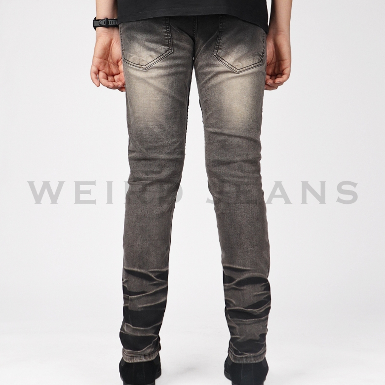 Weird Jeans - Biker Jeans Davies Grey - Image 9