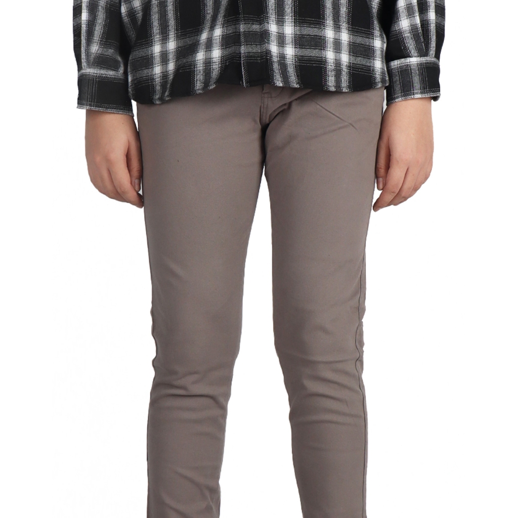 Weird Jeans - Chino Beige - Celana Panjang Chino Pria Skinny Fit Strech Kain Halus Nyaman Warna Brown - Image 4