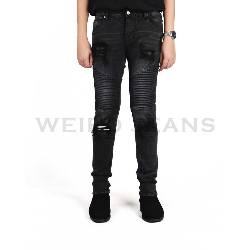 Weird Jeans - Biker Vegas Black - Image 3