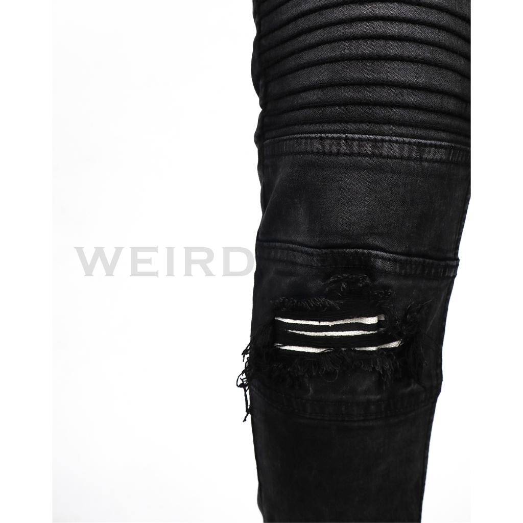 Weird Jeans - Biker Vegas Black - Image 7