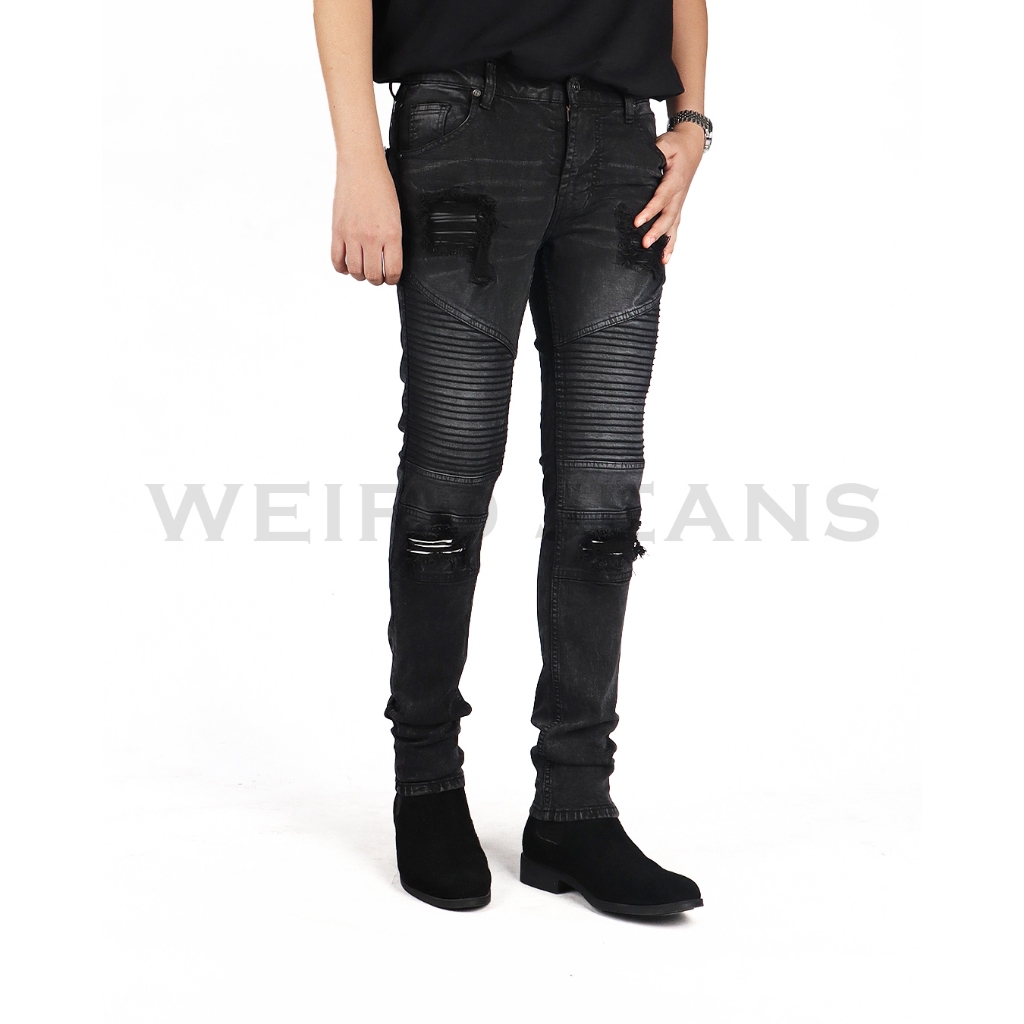 Weird Jeans - Biker Vegas Black - Image 9