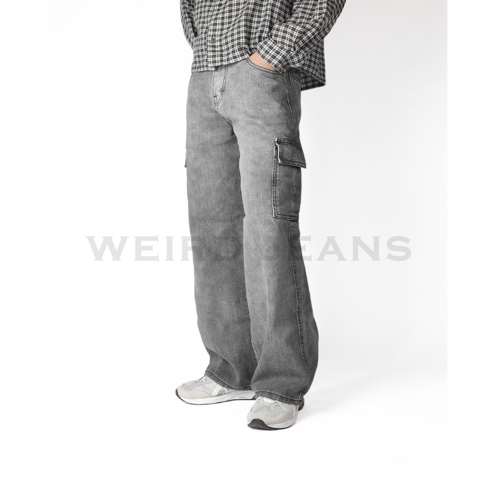 Weird Jeans - Baggy Gravel Grey - Image 6