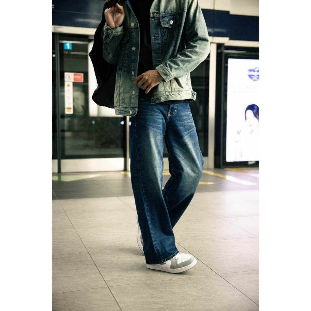 Weird Jeans - Baggy Deep Blue - Image 3