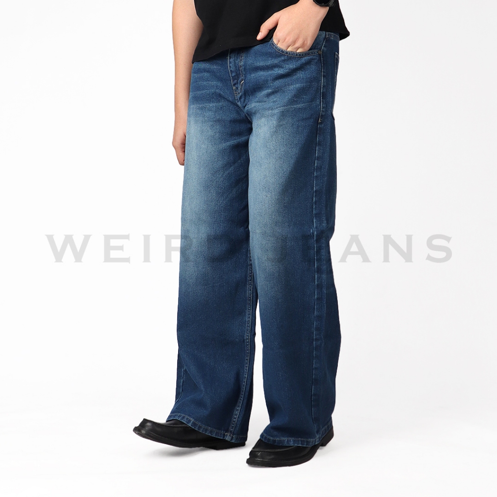 Weird Jeans - Baggy Deep Blue - Image 8