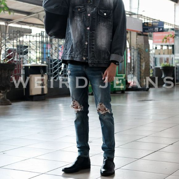 Weird Jeans - Varcity Blue - Image 2