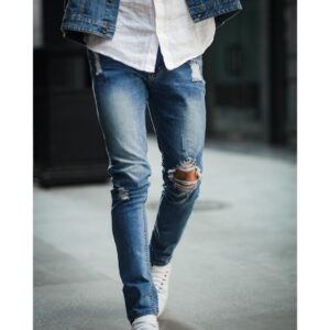 Weird Jeans  - Blue modry A08