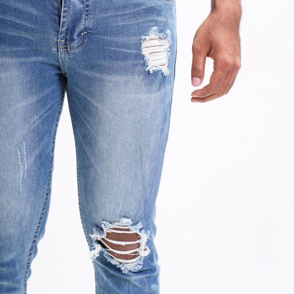 Weird Jeans - Blue modry A08 - Image 7