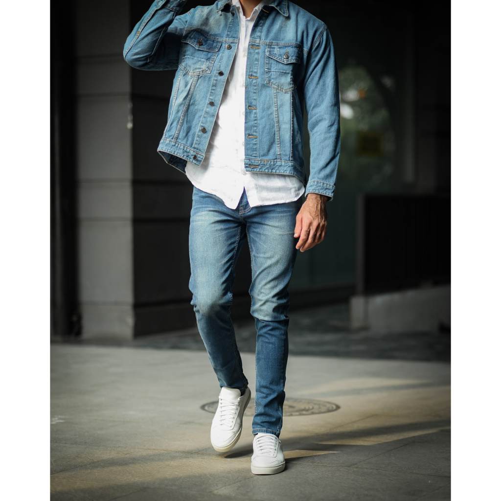 Weird Jeans - Blue Cracked Z11 - Image 5
