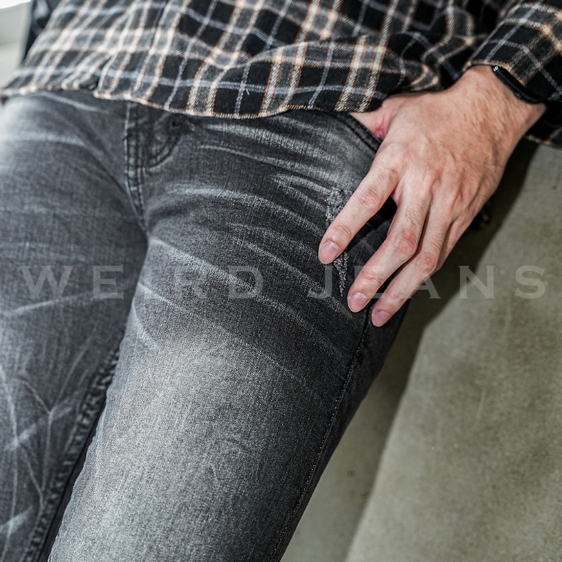 Weird Jeans - Dakota Grey - Celana Jeans Panjang Pria Slim Fit Strech Polos Nyaman - Image 3