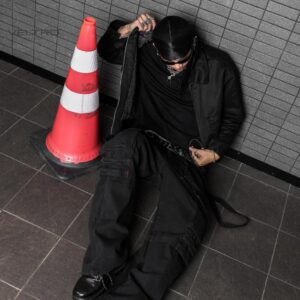 [Weird Jeans x Veltro Denim] Madness Black - Cargo Baggy Jeans Pria
