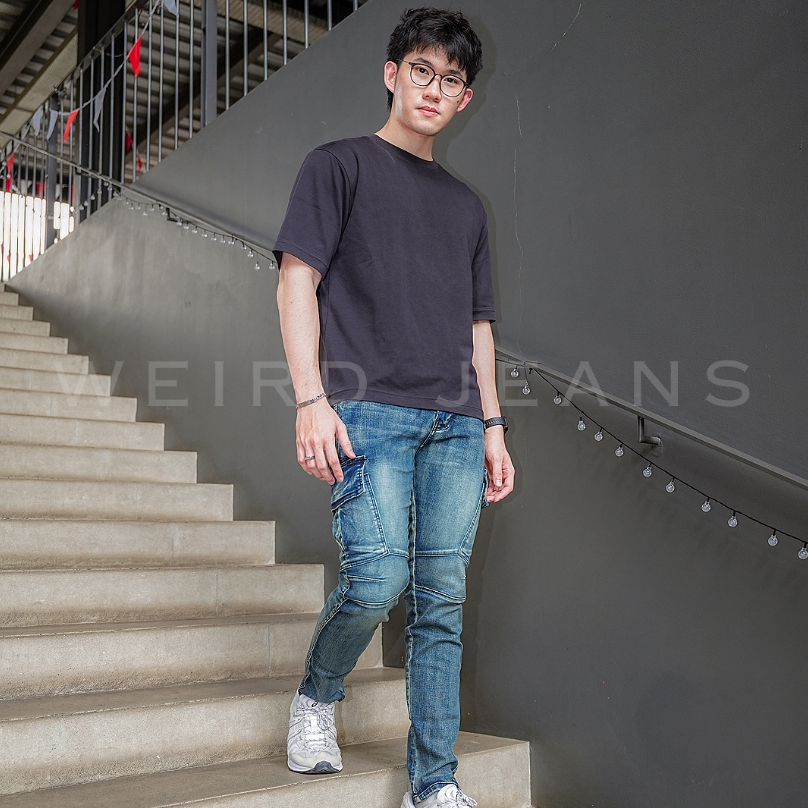 Weird Jeans - Cargo Rudolf Blue - Image 3