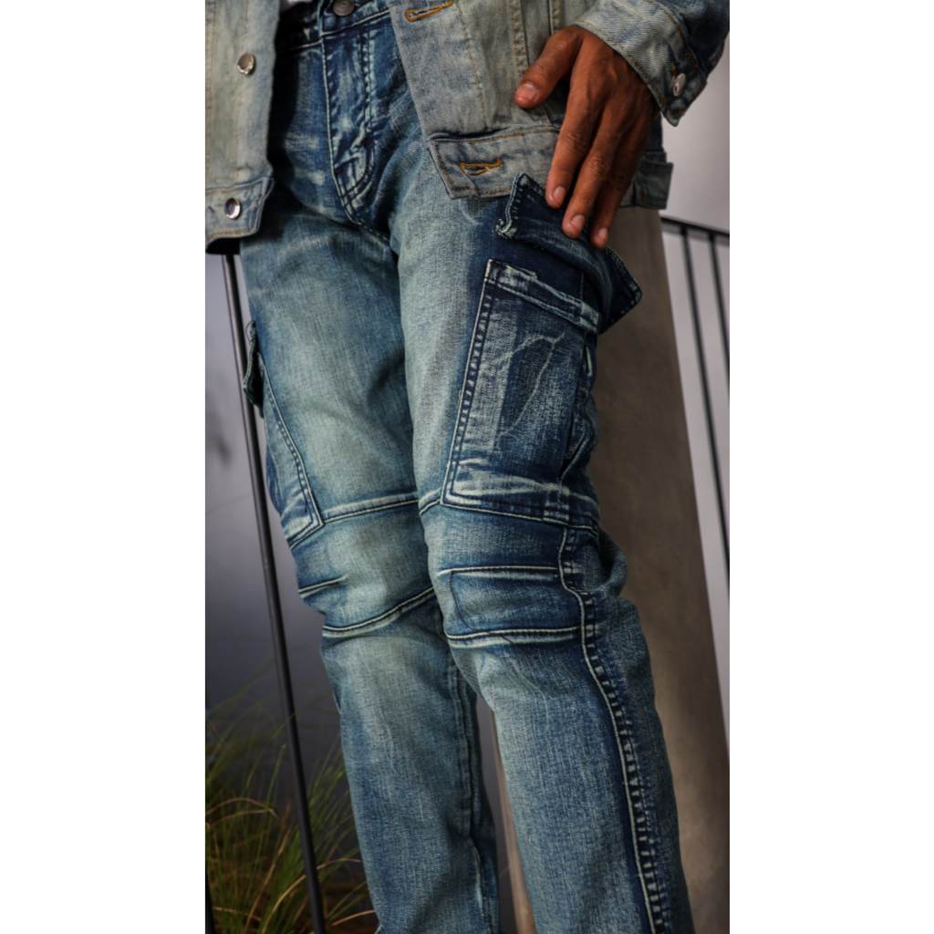 Weird Jeans - Cargo Elton Blue - Image 5