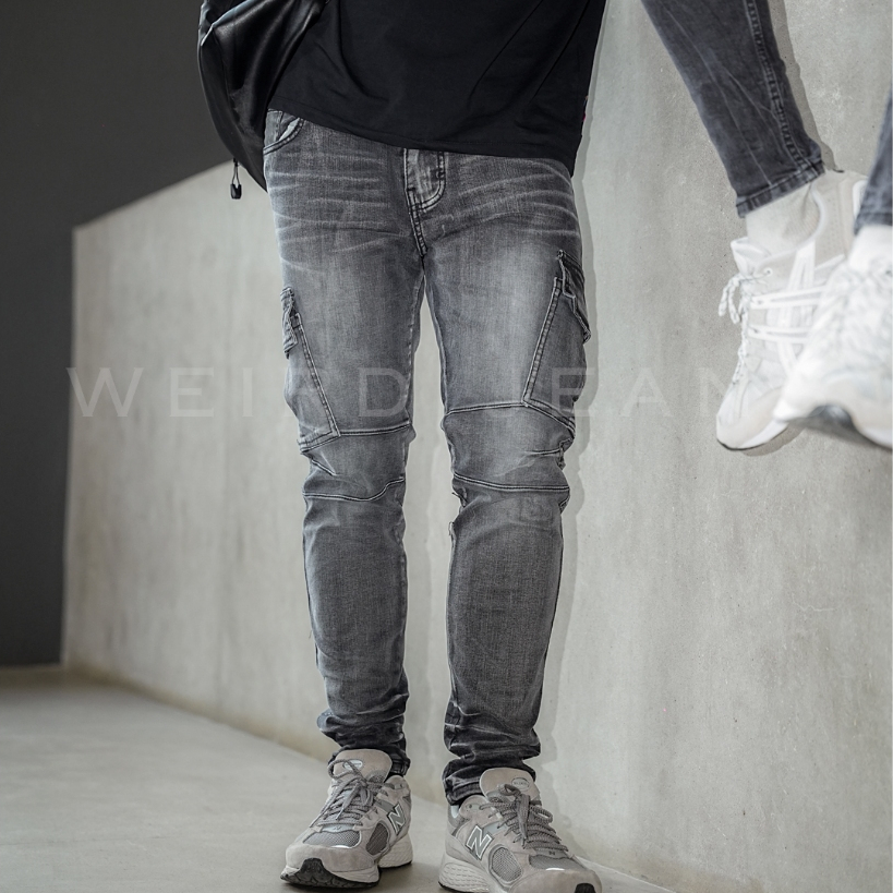 Weird Jeans - Cargo Evander Grey - Image 3