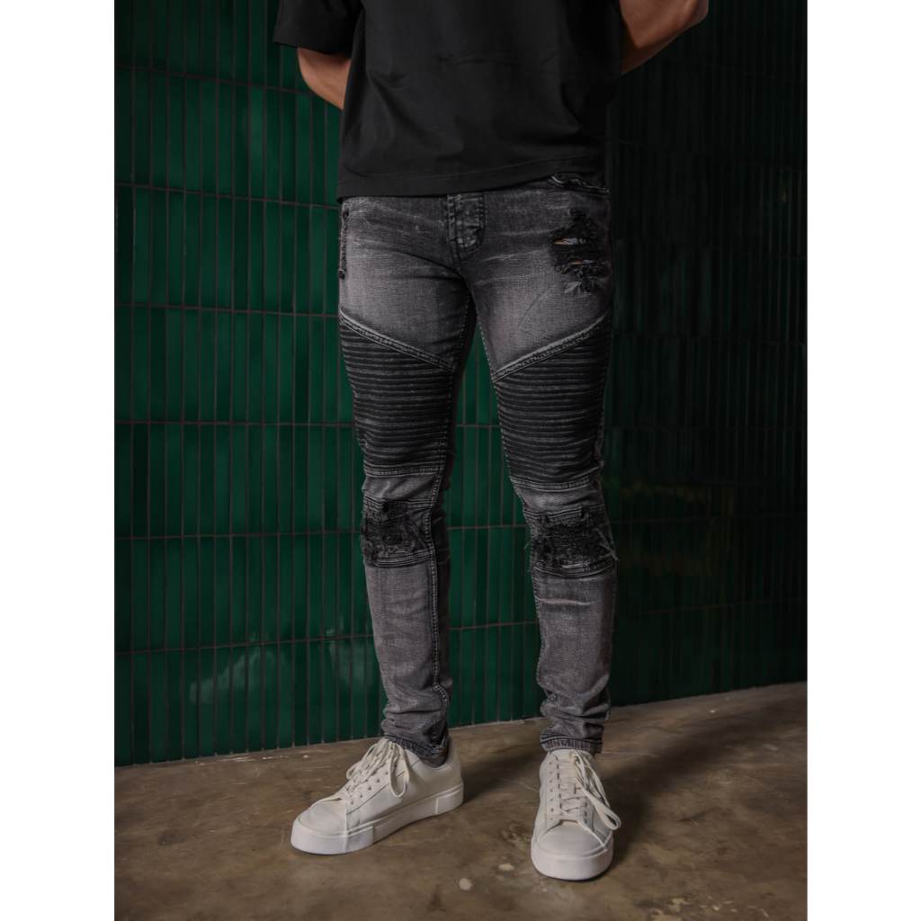 Weird Jeans - Biker Clayton Black - Image 3