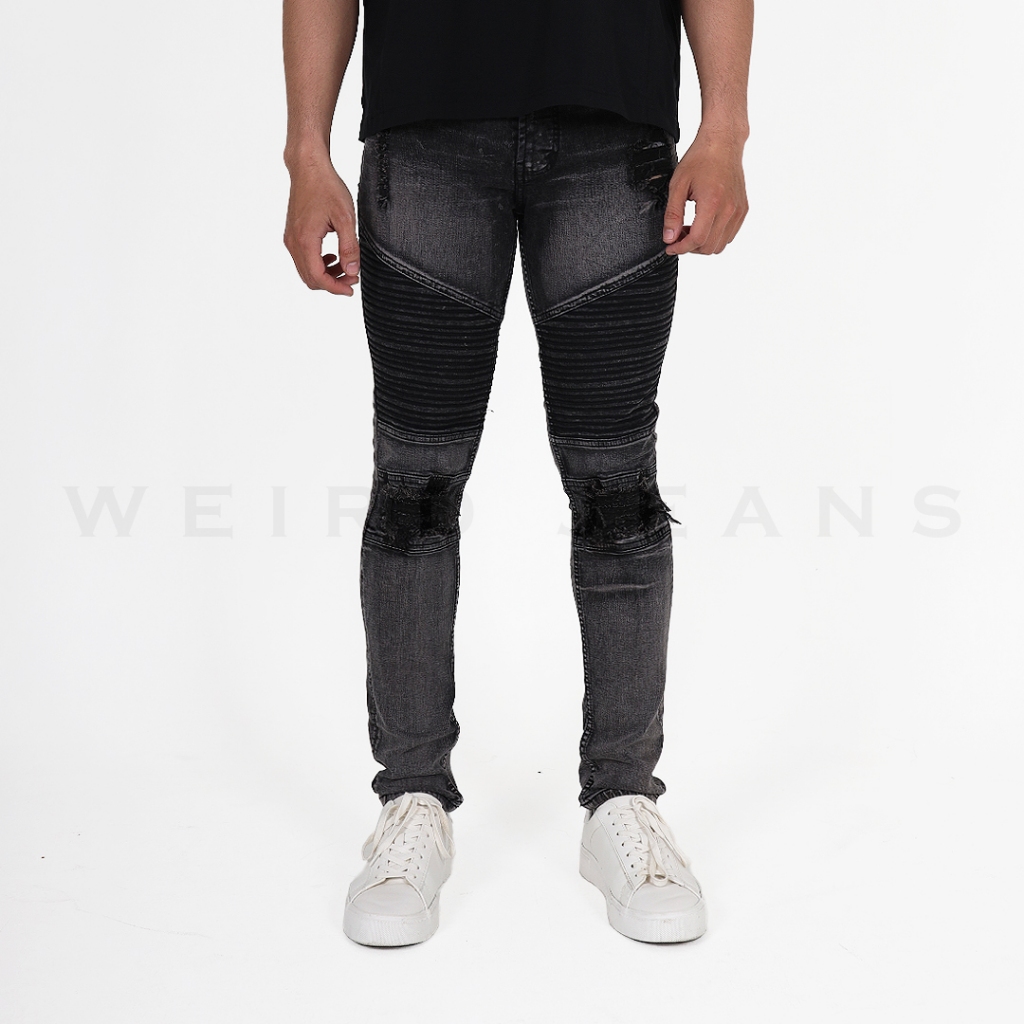 Weird Jeans - Biker Clayton Black - Image 4
