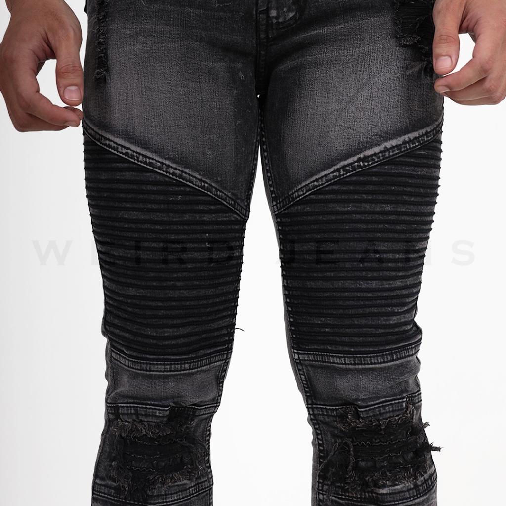 Weird Jeans - Biker Clayton Black - Image 6