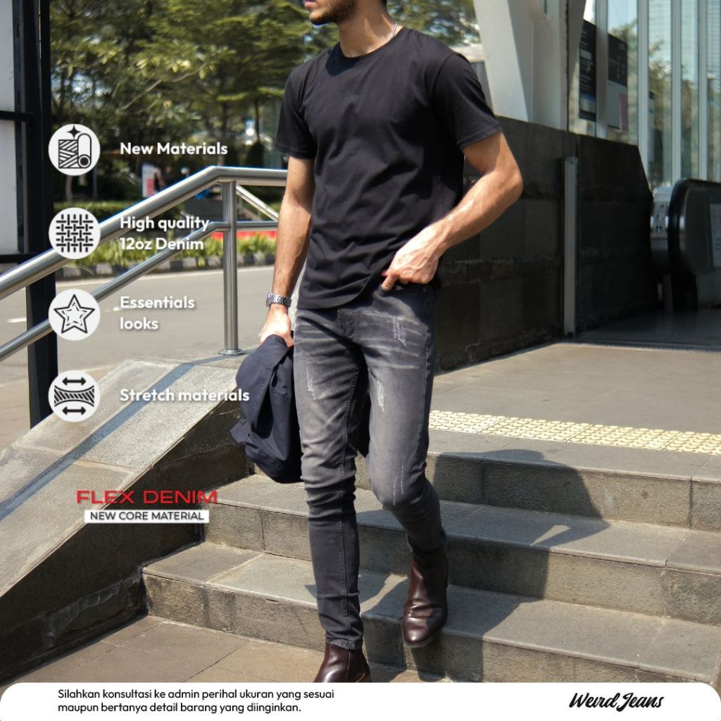 Weird Jeans - Dark Grey M88