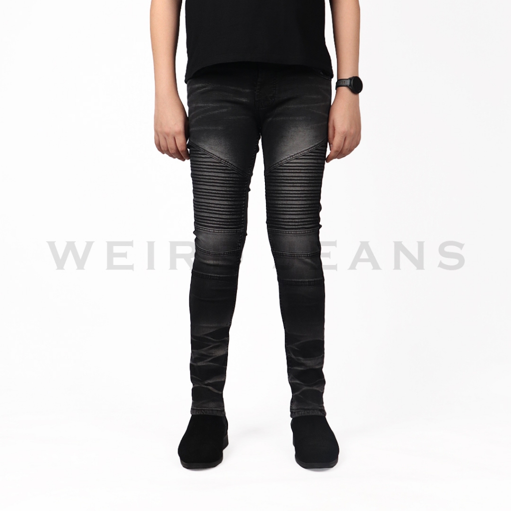 Weird Jeans - Biker Jeans Hamilton Grey - Image 5