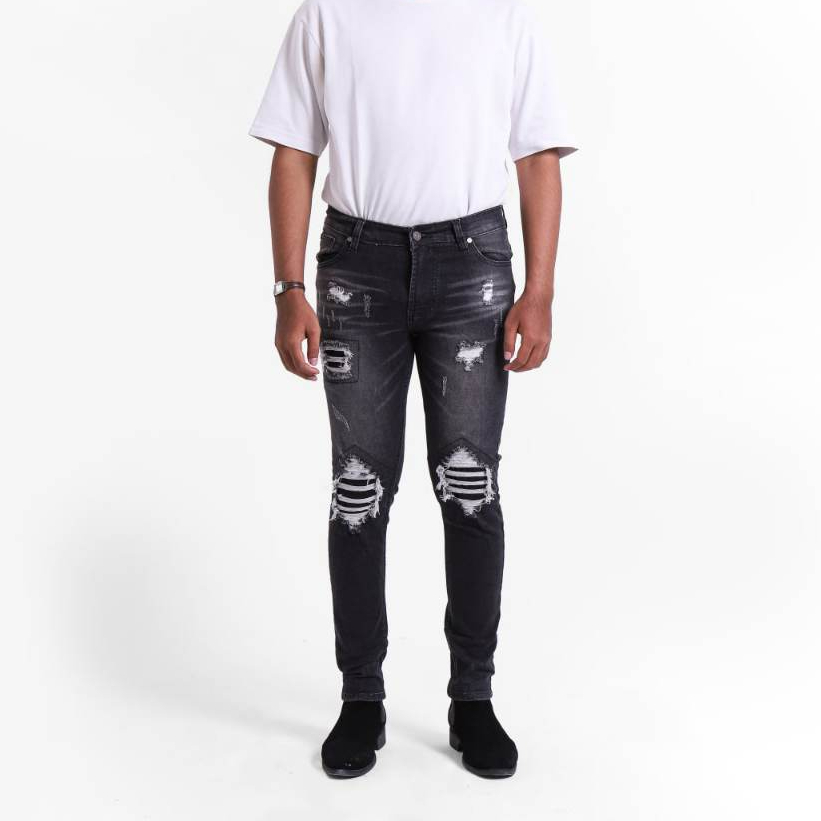 Weird Jeans - Destroyed Denim Black Phantom - Image 2