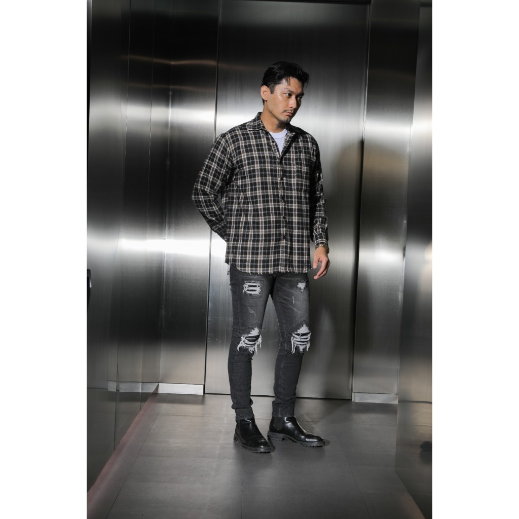 Weird Jeans - Destroyed Denim Black Phantom - Image 5