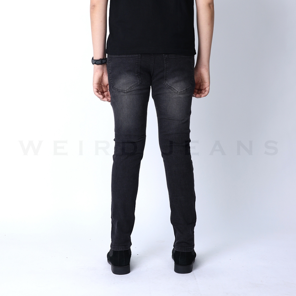 Weird Jeans - Destroyed Denim Black Phantom - Image 9