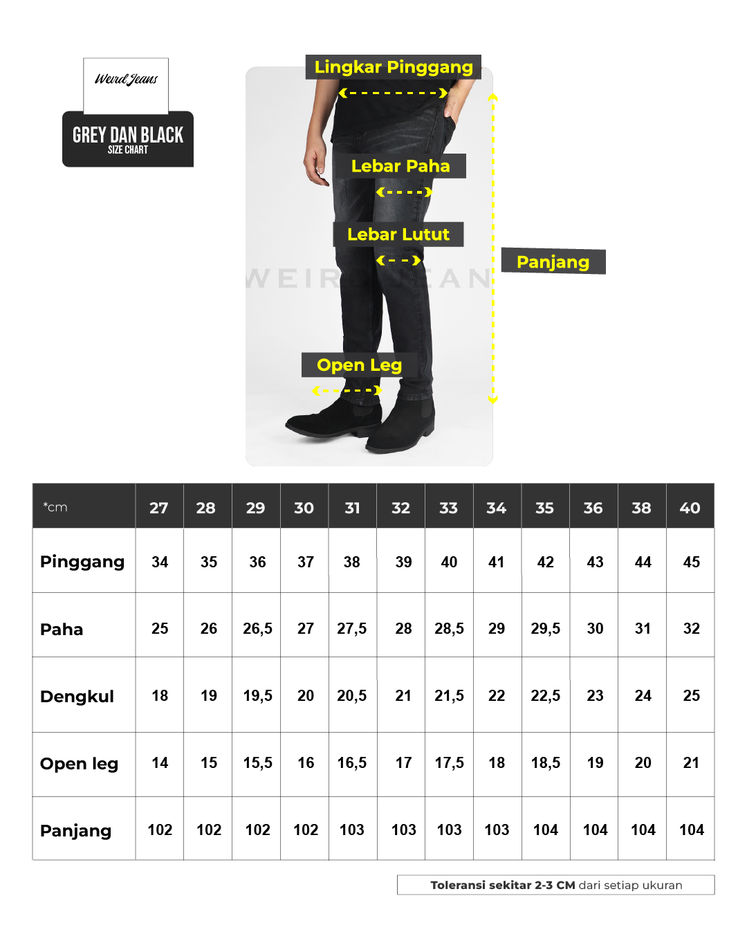 Weird Jeans - Piers Black - Image 8
