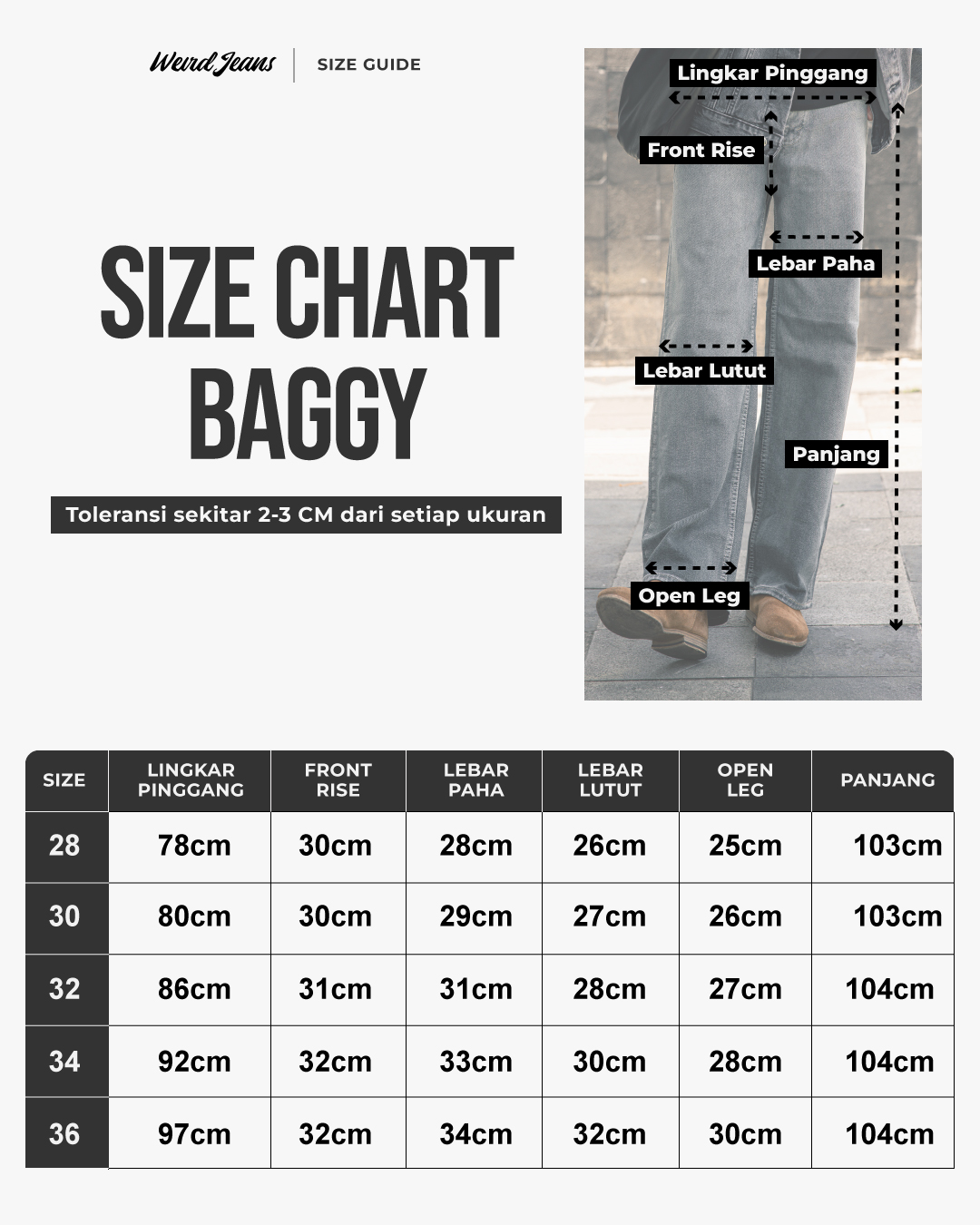 Weird Jeans - Baggy Oscar Blue - Image 6