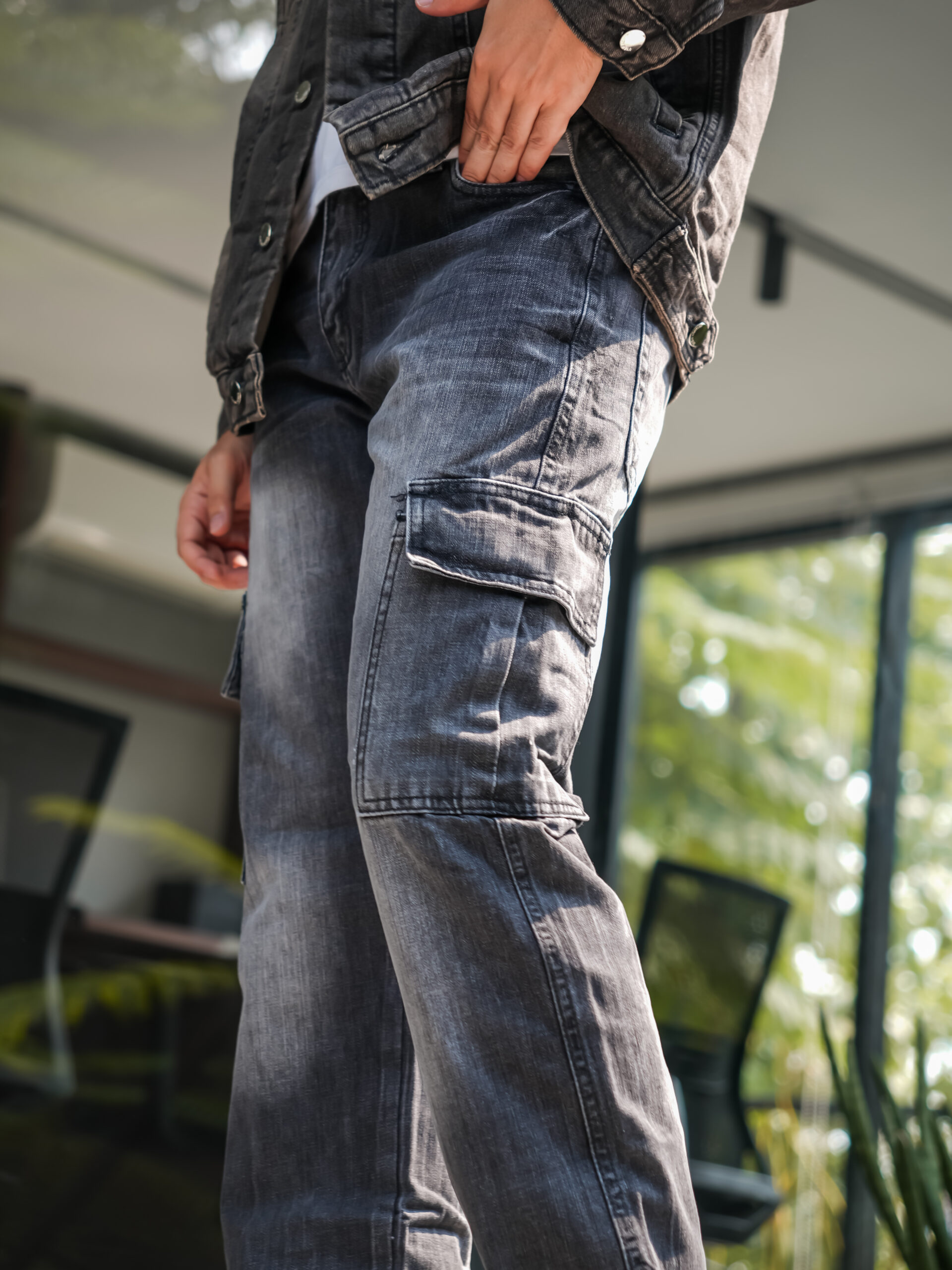 Weird Jeans - Reguler Fit Cargo Drake Grey - Image 4