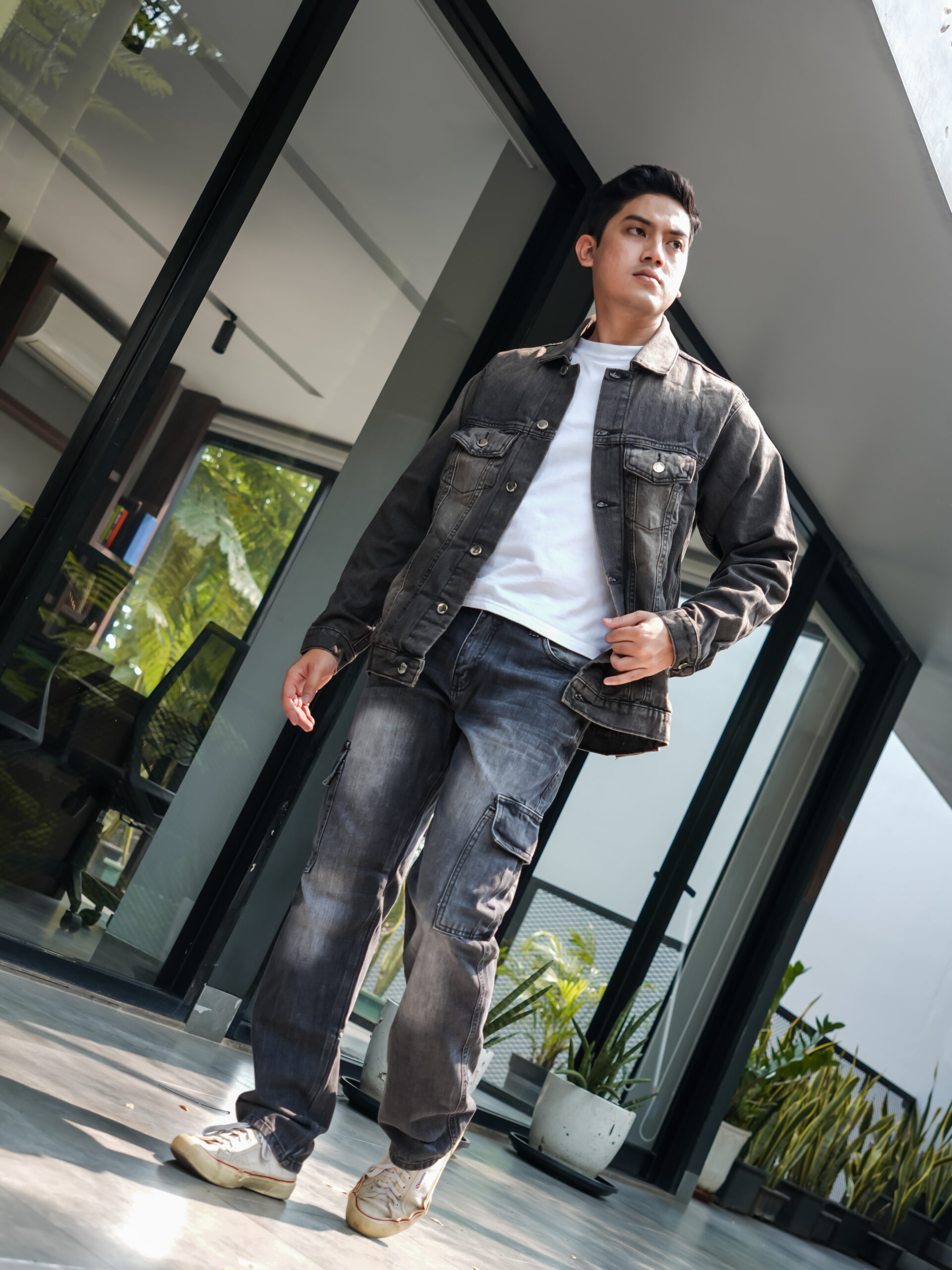 Weird Jeans - Reguler Fit Cargo Drake Grey