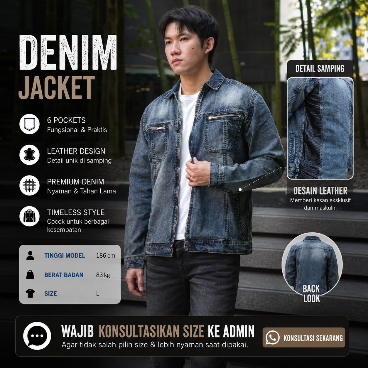 Weird Jeans - Jacket Maxwell Blue