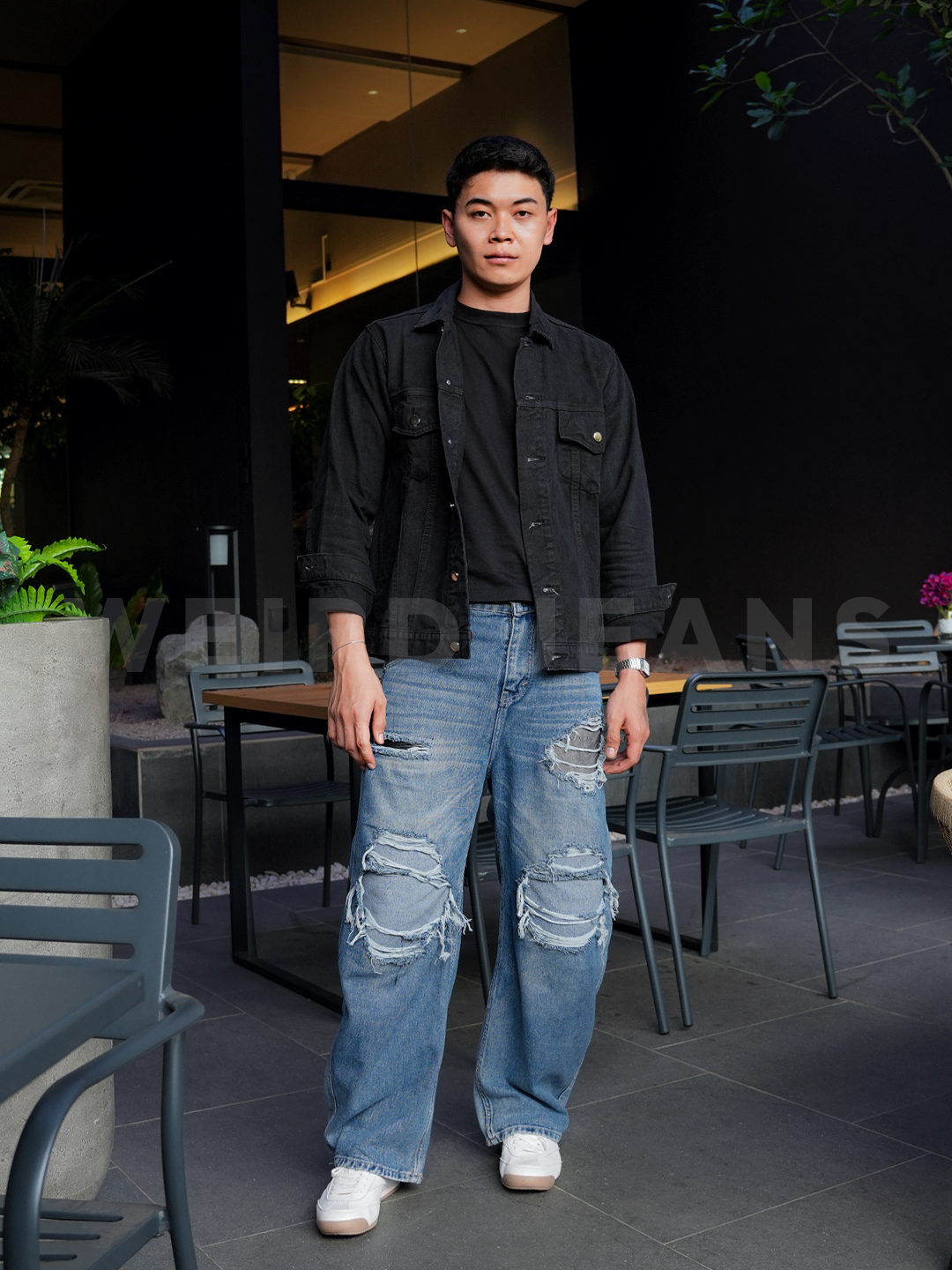 Weird Jeans - Baggy Barrel Rough Blue